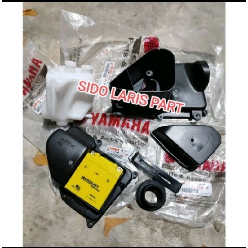 Paket bok filter original rx king rx king komplit botol oli samping set aki kering Motobatt Original