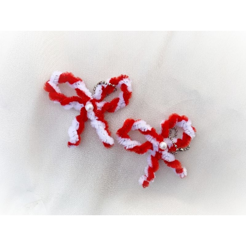 

Pita Ribbon Merah Putih - Kawat Bulu by D'andelion Flower Craft