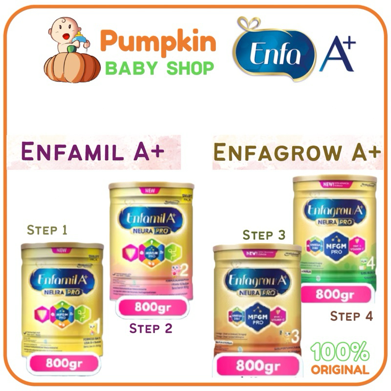 Enfamil A+1 A+2 / Enfagrow A+3 A+4 800gr - Enfamil Enfagrow 800gr
