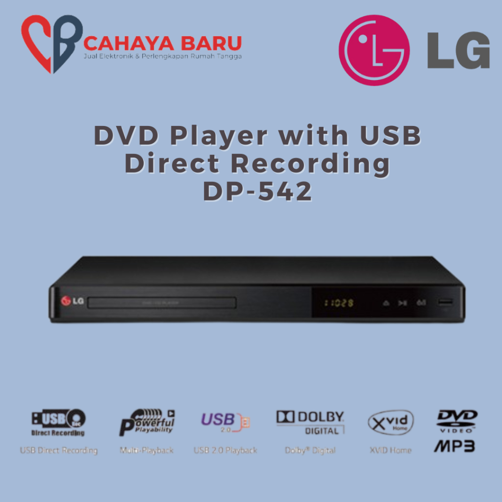 LG DVD PLAYER DP-542