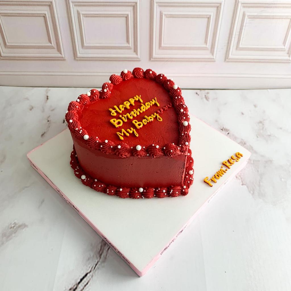 

Kue Ulang Tahun/Birthday Cake/Kue Ultah Tema Love Red/Kue Birthday Jakarta