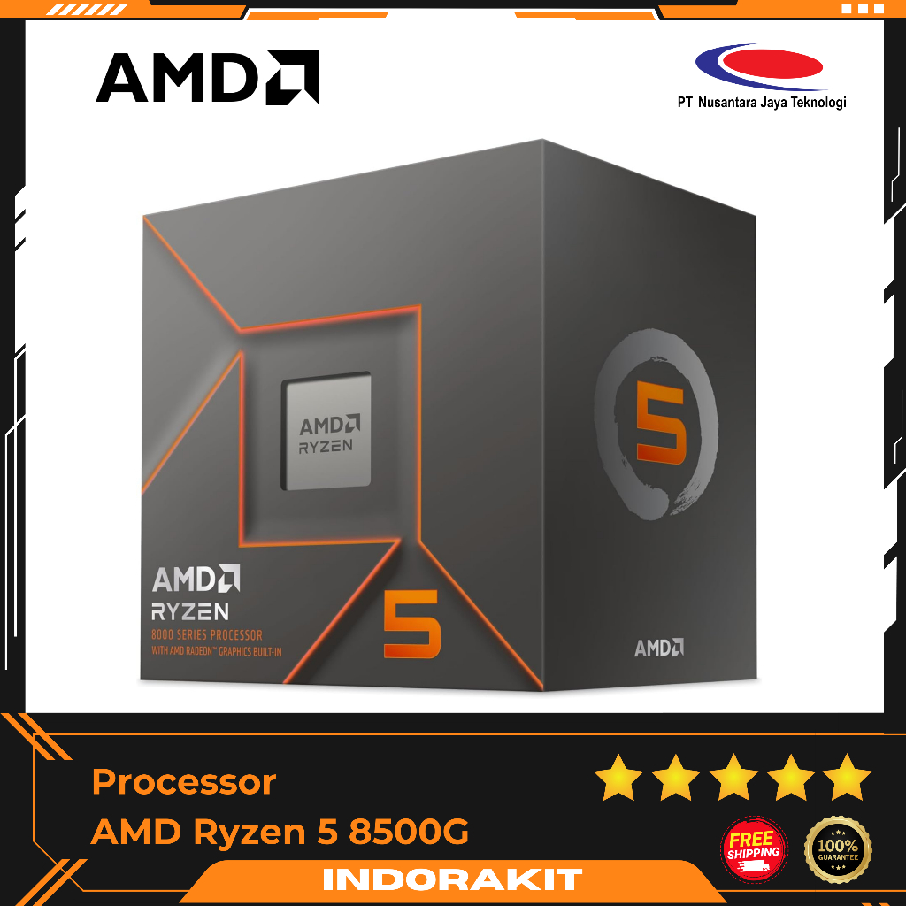 AMD Processor Ryzen 5 8500G Wraight Stealth Cooler