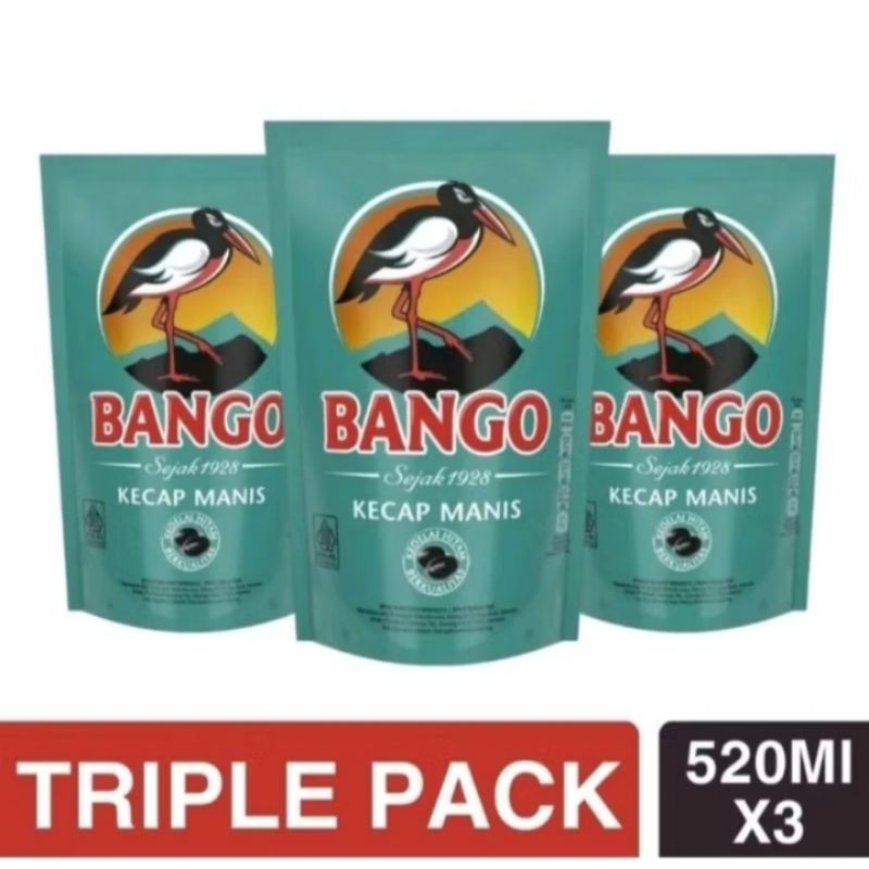 

Bango Kecap Manis 520ml/720gr Paket Isi 3 Pouch