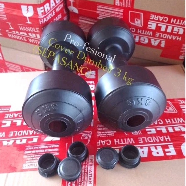 SR25- Barbel kosongan 3 kg 2 pcs/ barbel 3 kg sepasang tanpa isi