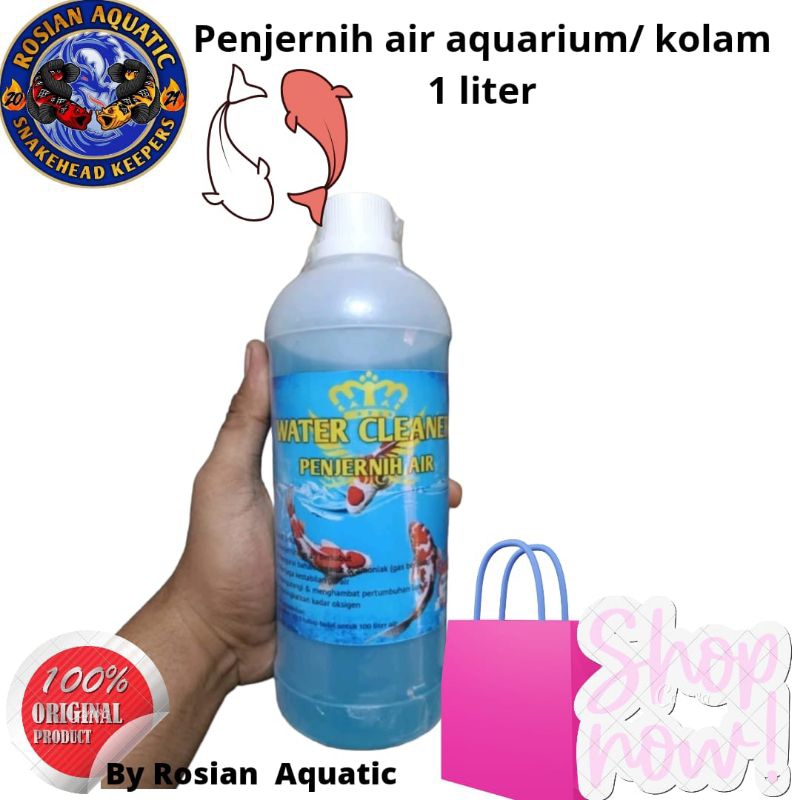 penjernih air 1 liter / penjernih air aquarium / penjernih air kolam ikan / penjernih air kolam koi 