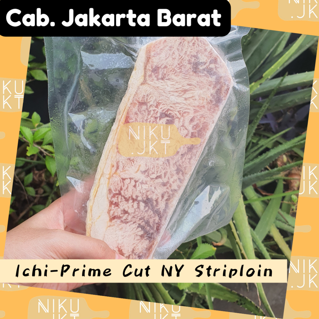 

Daging Sapi Beef Steak HALAL NZ Prime Cut Striploin / Sirloin Steak - 200gr