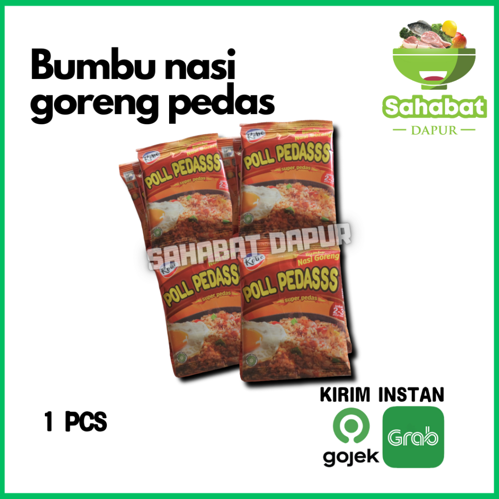 

Kobe Bumbu Nasi Goreng Poll Pedas 1pcs - Sahabatdapur