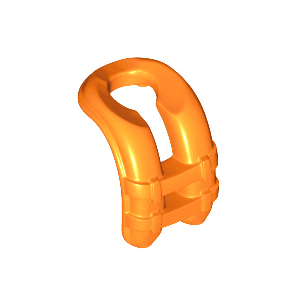 Lego Orange Part 24184 Mini Doll, Life Jacket, Friends