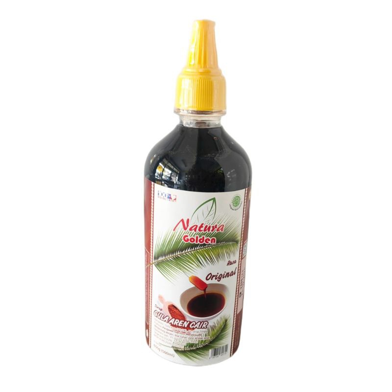 

Gula Aren Cair Murni dengan Kemasan Praktis Natura Rasa Caramel Original isi 500ml