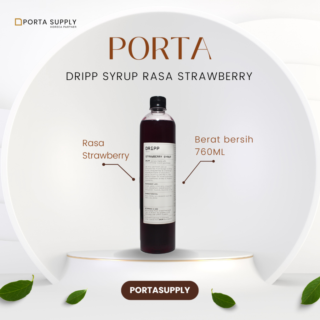 

Dripp Syrup Rasa Strawberry 760ML