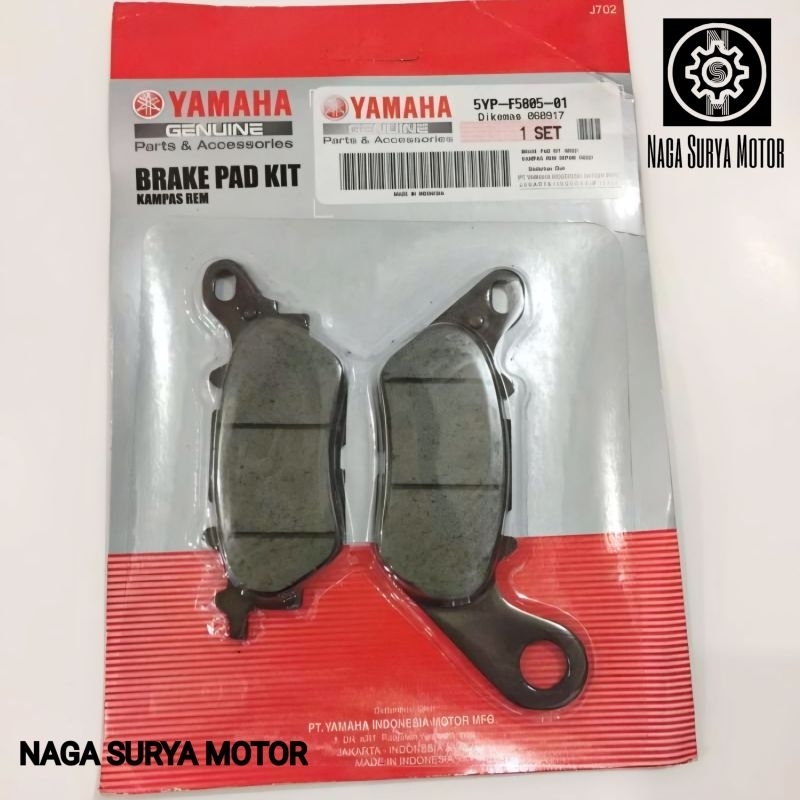 Brake pad kit kampas rem Yamaha Jupiter MX 5YP-F5805-01 ORI YGP