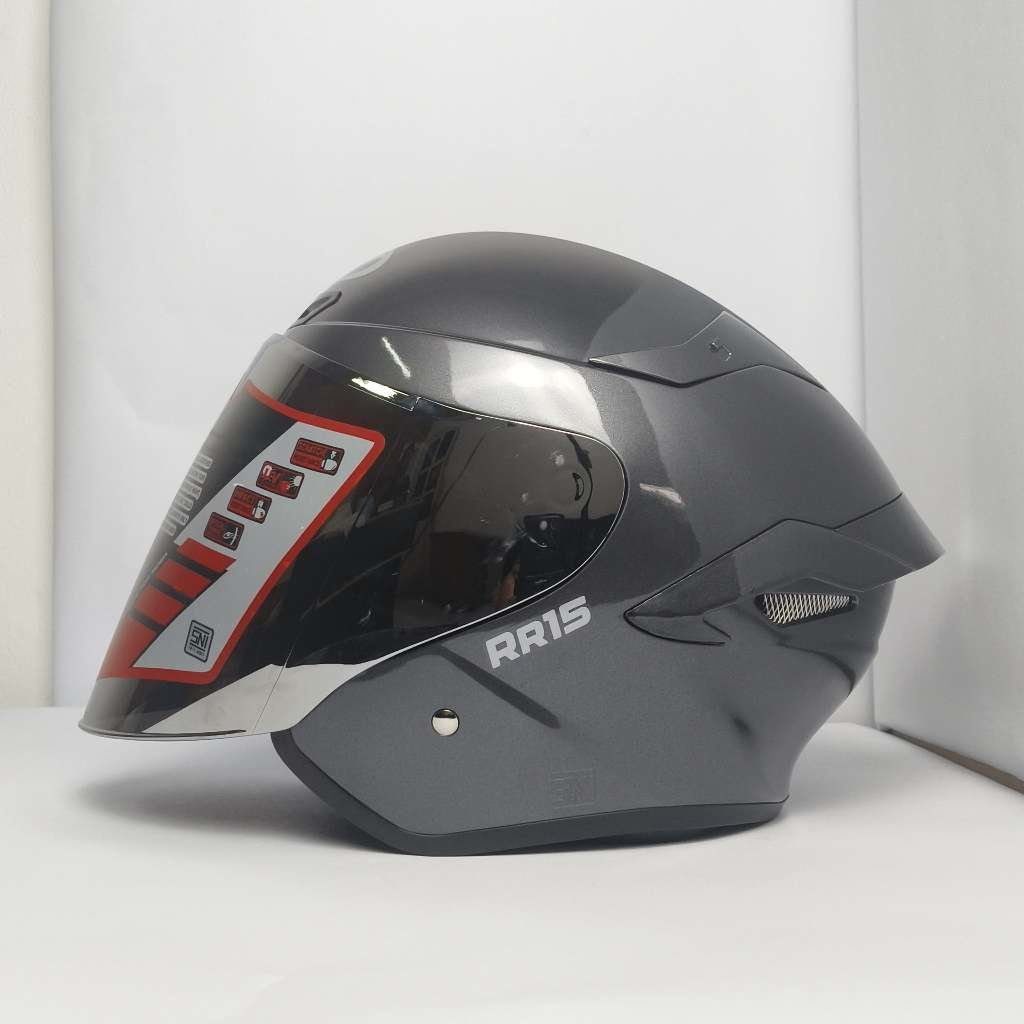 HELM HALF FACE MLA TTC SEPERTI KYT KEKINIAN KACA IRIDIUM UNTUK PRIA DAN WANITA BISA CODA