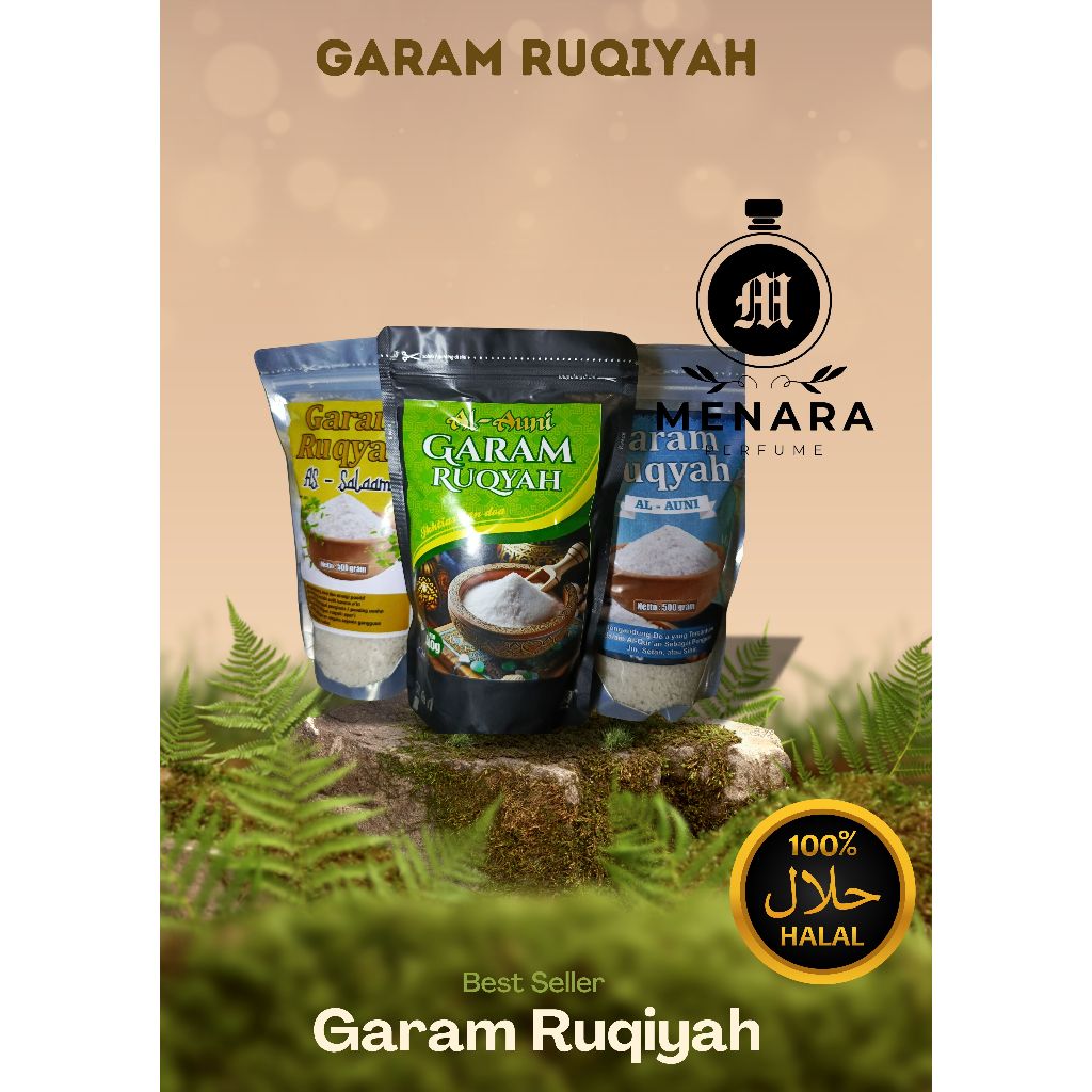 

PAKET HEMAT 3 PCS GARAM RUQYAH BIDARA PENANGKAL SIHIR KEBANGKRUTAN, PEMURAH REZEKI DAN PEMBUKA AURA