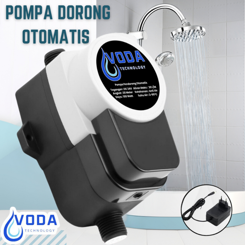 Pompa dorong otomatis Booster pump DC 24V Pendorong keran Air Otomatis 120 Watt Kran Shower water he