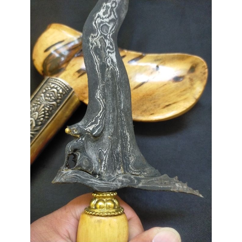 Keris Singo Barong Pamor Wos Wutah Tangguh Mataram Sepuh Wingit Bertuah