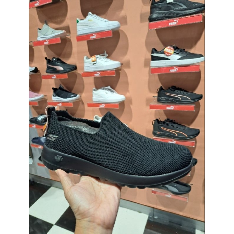 sepatu pria skechers go walk max modulating black - skechers 216170BBK