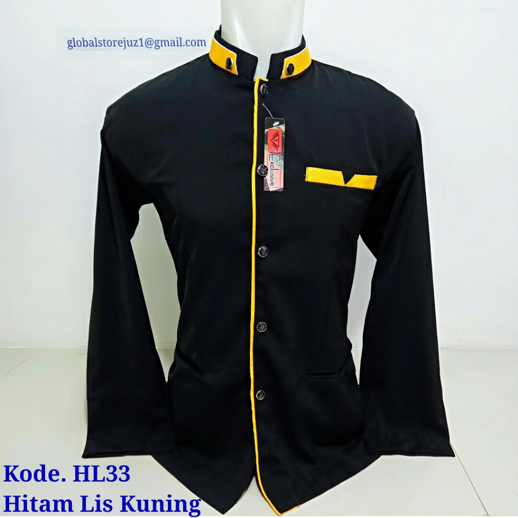 Jasko Jas Koko Lis Polos Kombinasi Jasko Pakaian Muslim Pria Dewasa