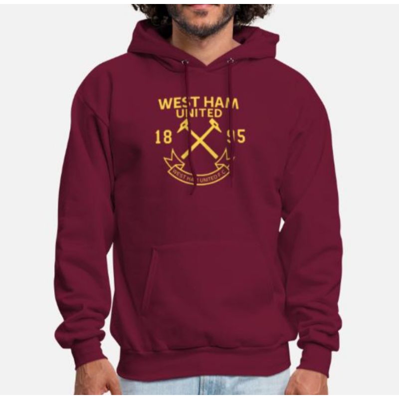 Hoodie Sweater Jaket Bola Westham Casual Hight Quality Premium Hoodie Sweater Pria Wanita Jaket Hood