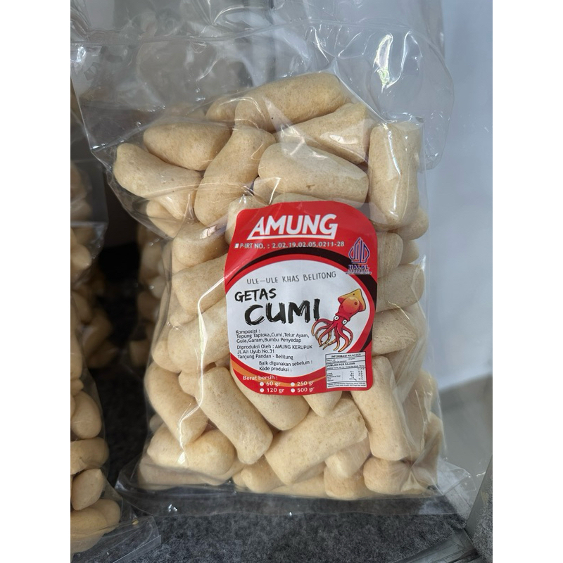 

Getas Cumi panjang Kerupuk Amung 250gr oleh oleh Khas Belitung