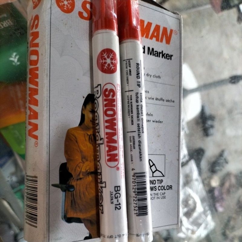 

spidol merah boardmarker papan tulis tidak permanen