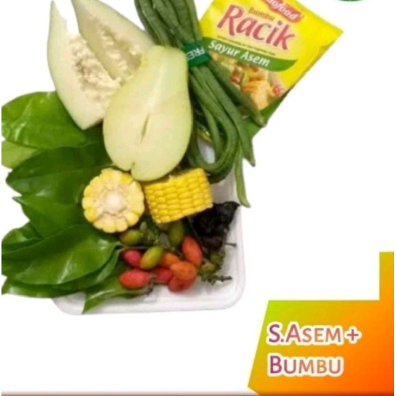 

sayur asem + bumbu instan