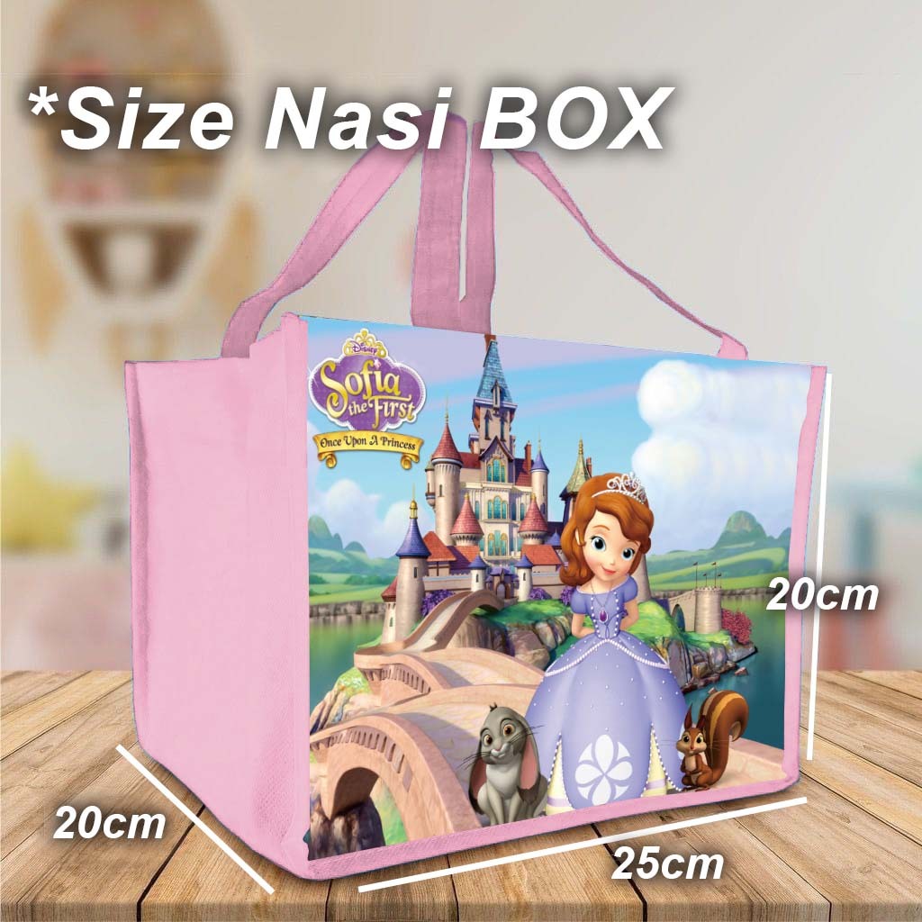 

Tas Ultah motif sofia Goodie Bag Souvenir Ulang Tahun Aqiqah Nama Foto Kartun Anak Lucu kode # 1