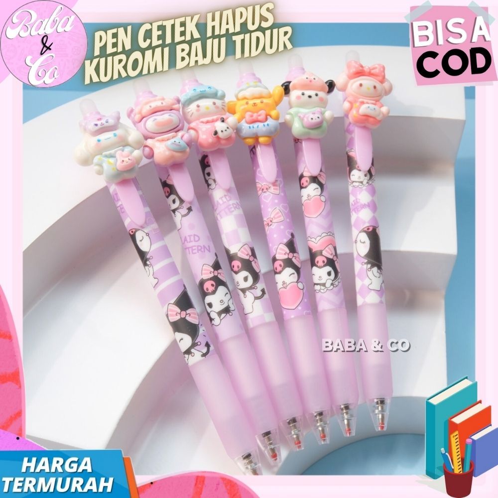 

PEN CETEK HAPUS KUROMI BAJU TIDUR PULPEN MEKANIK HAPUS KUROMI BAJU TIDUR LUCU UNIK MURAH COD