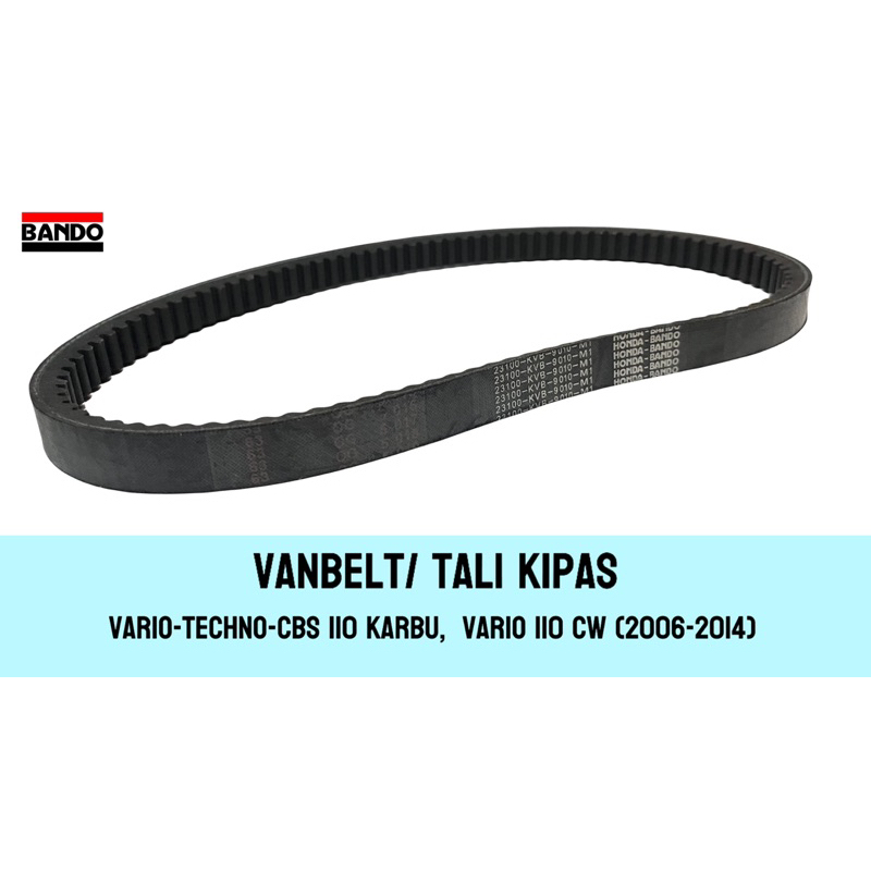 Vanbelt-Vanbel Van-V Bel-Belt Vario 110 Lama-Old-Karbu-CW-Techno-CBS Merk Bando
