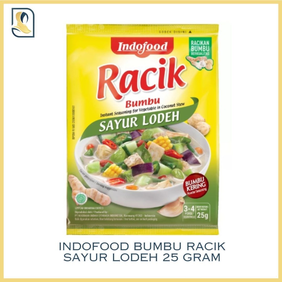 

Bumbu Racik Indofood Sayur Lodeh 25 Gram