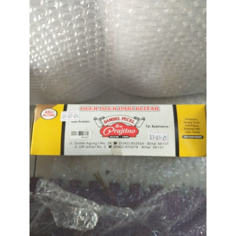 

sambel pecel ibu prajetno 1kg tidak pedas
