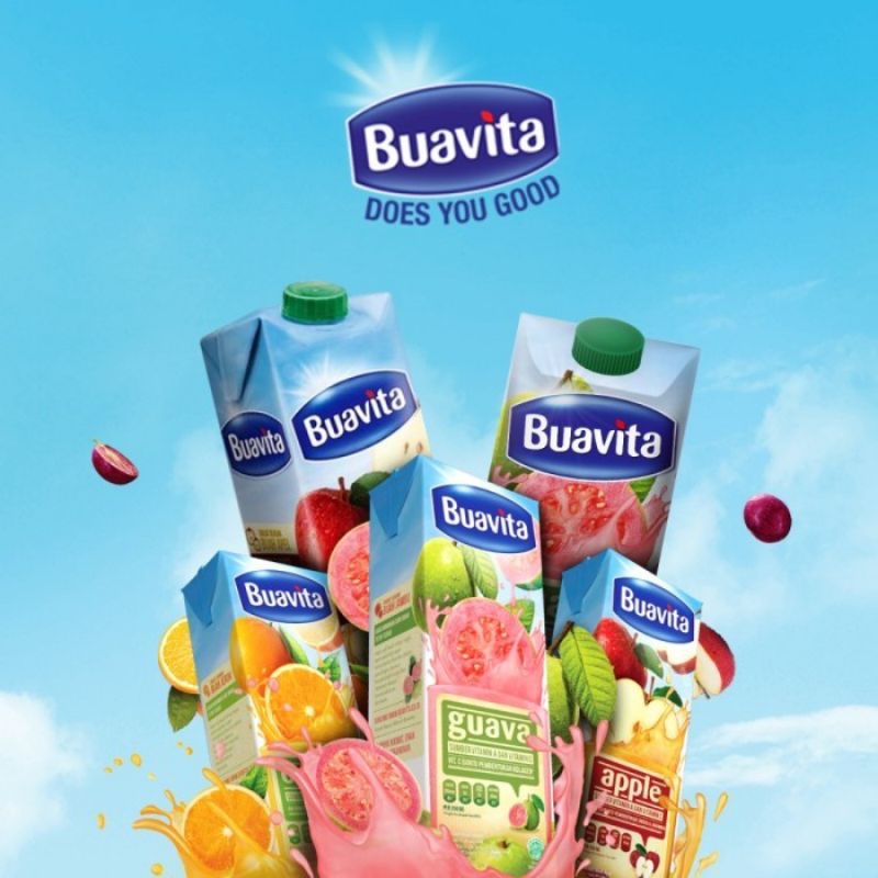 

Buavita Jus Buah Kemasan Kotak 250ml Dus Karton isi 24pcs