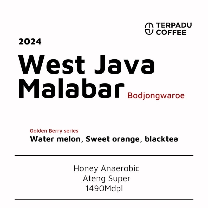 

Arabika Greenbeans Malabar Bodjongwaroe Honey Anaerob 1kg