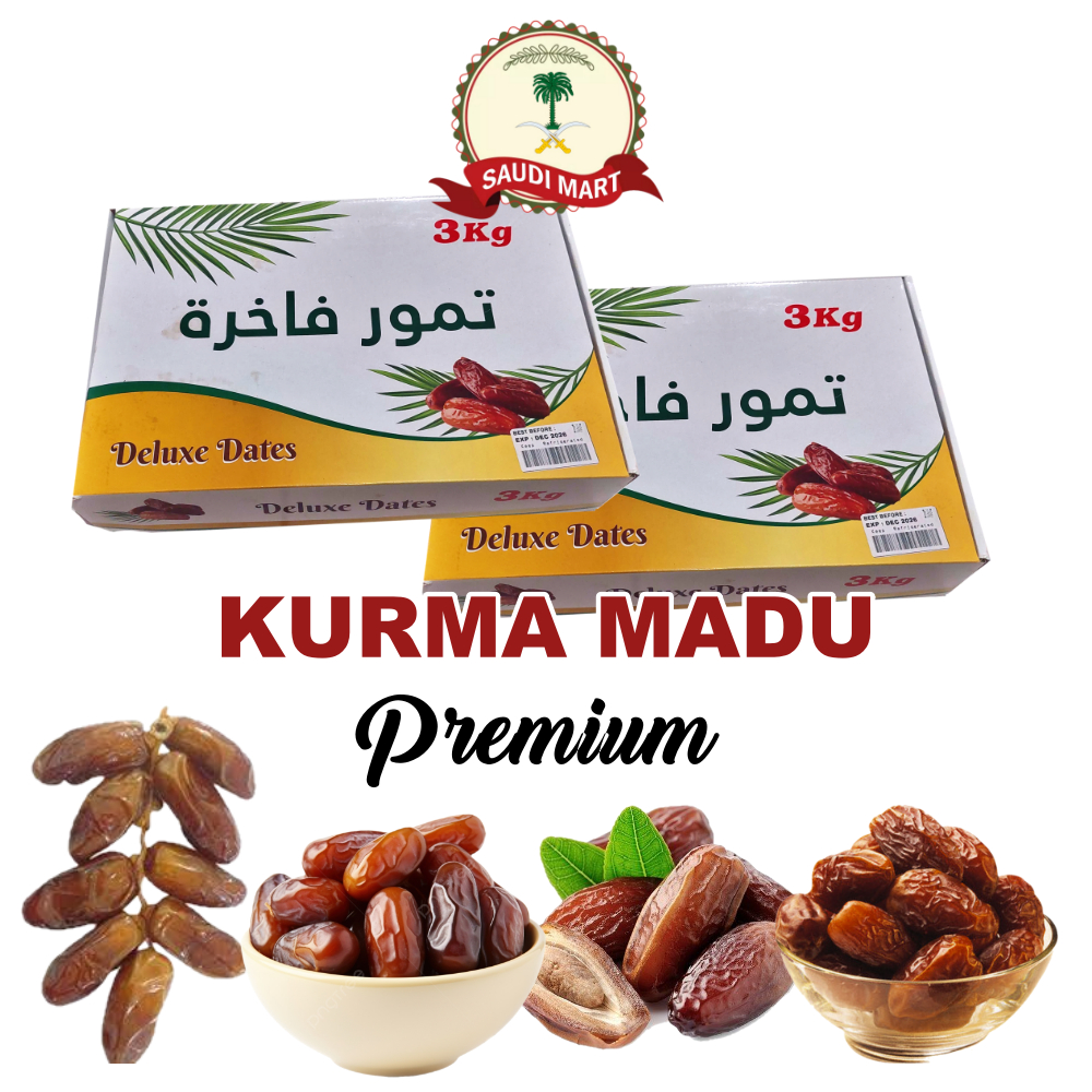 

(NEW) Kurma Madu Premium isi 3Kg