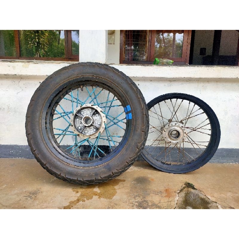 VELG TAPAK LEBAR CB150R OLD BONUS BAN CORSA CROSS S TUBLES