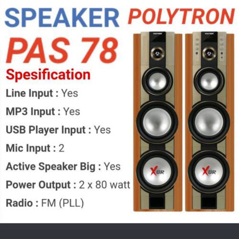SPEAKER POLYTRON PAS78