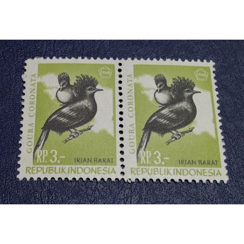 

Prangko Lawas IRIAN BARAT Flora-Fauna 3 Rupiah Nominal paling Besar Blok 2(2 keping) Thn 1968