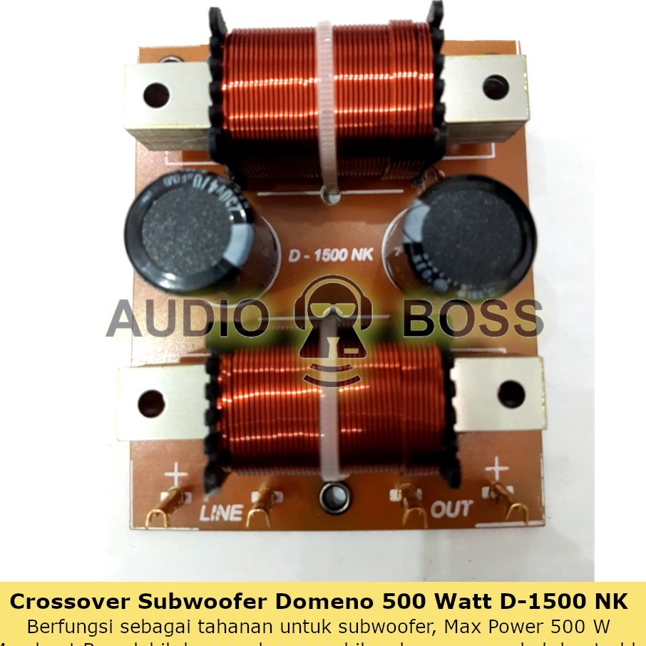 PROMO SPESIAL Crossover Pasif Subwoofer Domeno D 15 NK Max Power 8 Watt