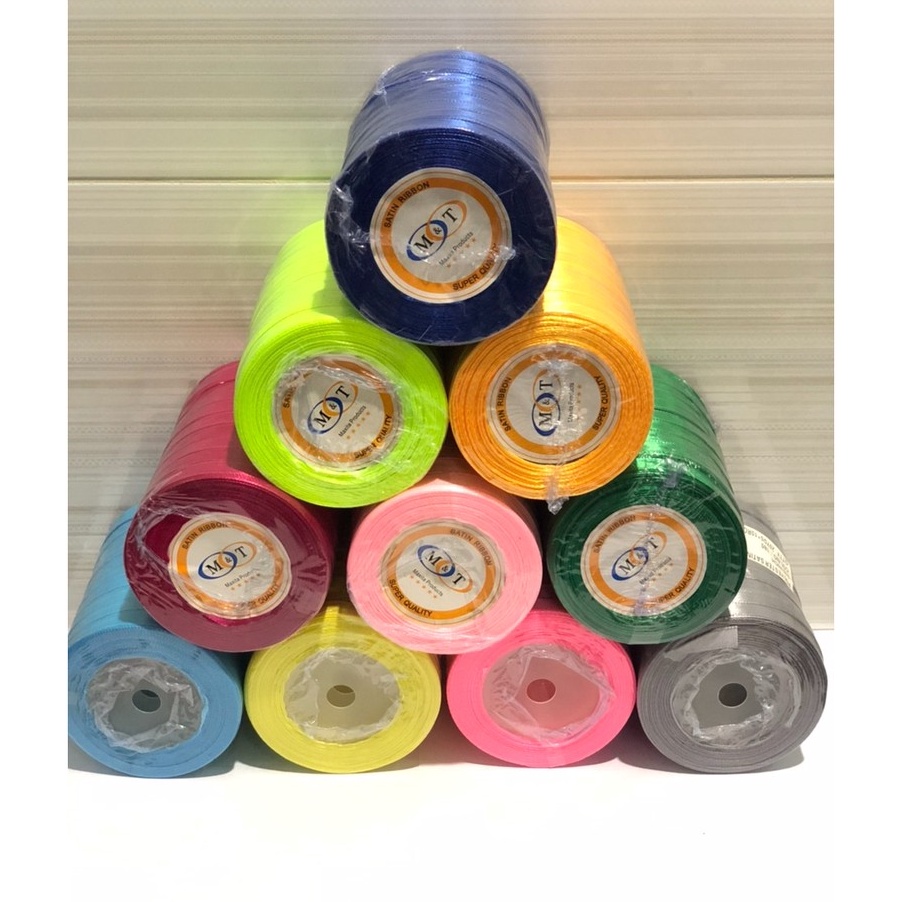 

NEWPRODUCT Pita satin 38 Pita bahan 1 cm isi 1 roll Satin Ribbon
