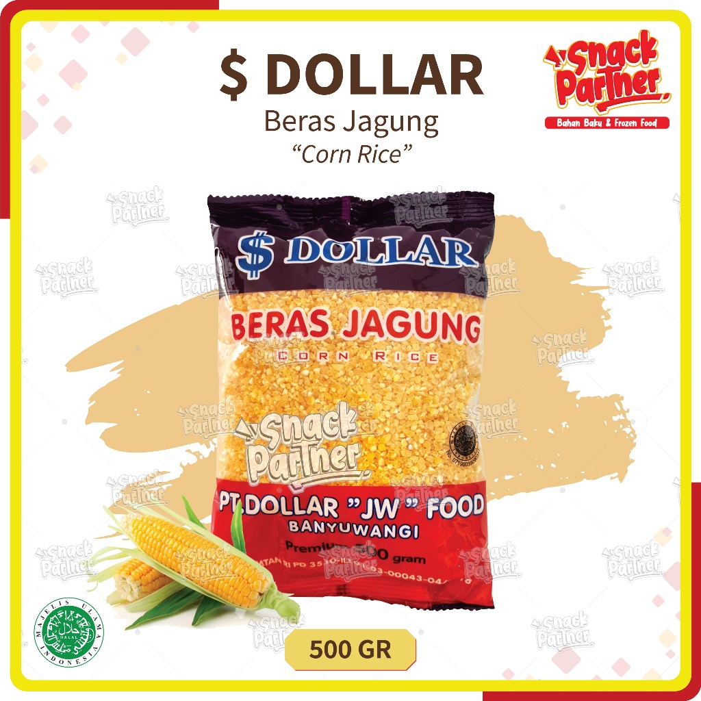 

$ DOLLAR | BERAS JAGUNG 500 GR - Corn Rice / Nasi Jgung 500GR