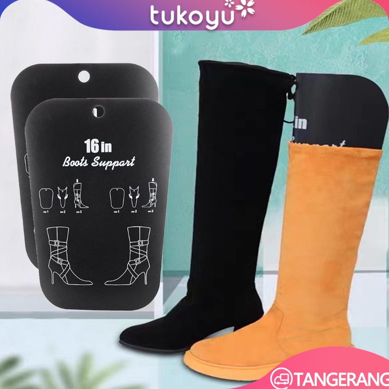 Tidak Diragukan 1Pasang Shaper Stand Sisipan Bentuk BootKeep Boots Bentuk Tabung