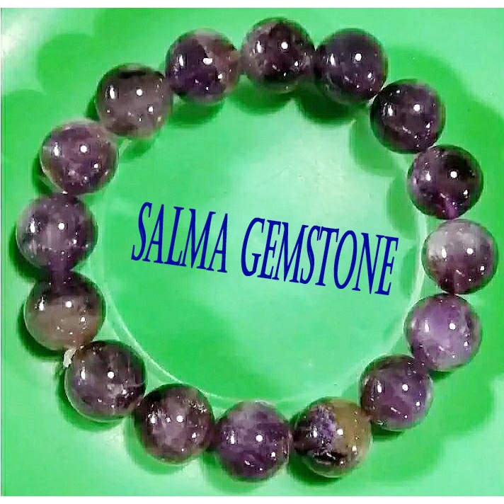 gelang batu kecubung batu asli