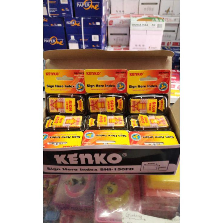 

PRODUCT TERMURAH Sign Here Index Besar Kenko SHI15FD 44 mm x 25 mm