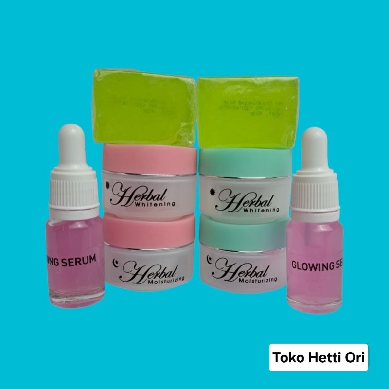 Toko Hetti Ori Herbal Whitening Moistirizer Cream Algae Plus Serum Glowing