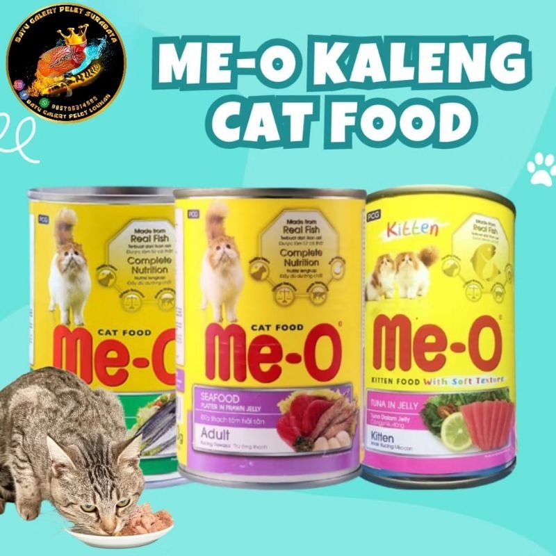 Pakan Kucing MEO Adult KALENG 400 gram Pakan Kucing Wet Food MeO Adult 400 gram Pakan Kucing MeO Kal