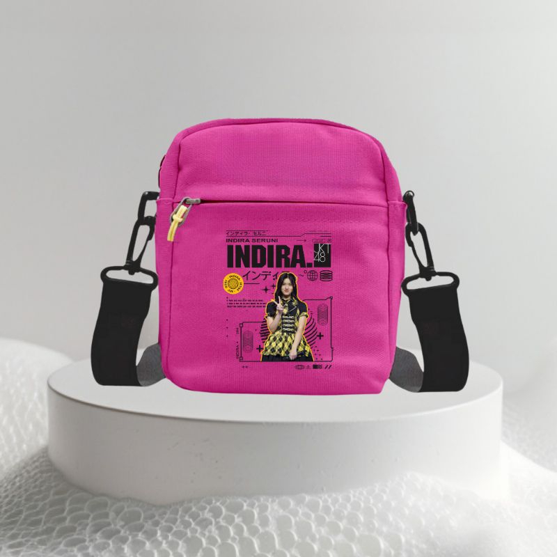 Tas jkt48 JKT48 Indira Tas Sekolah Stylish Untuk Remaja Tas Selempang JKT48 Bergaya Dengan murah ber