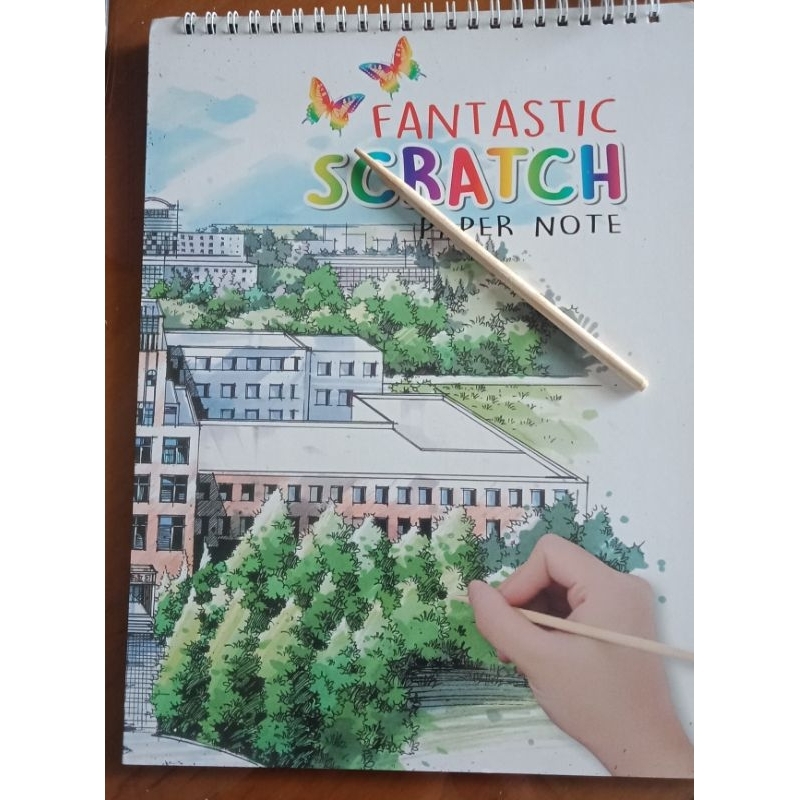 

SCRATCH BOOK HITAM MAGIC JUMBO. PAPER NOTE / SCRATCH PAPER NOTE