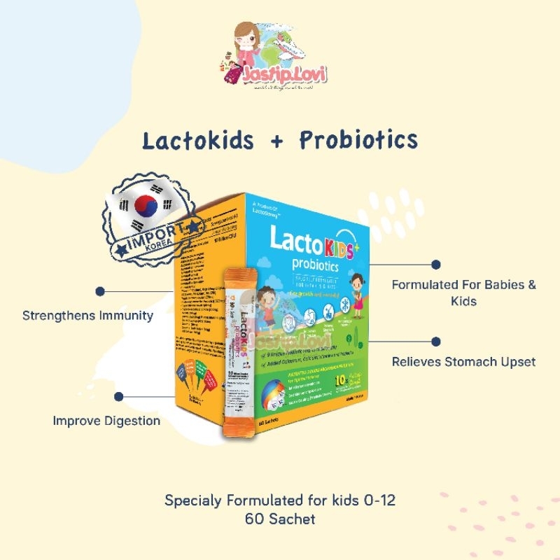 Lactokids probiotics anak made in korea
