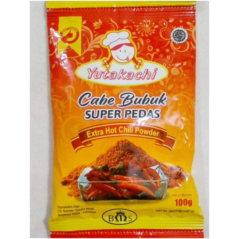 

YUTAKACHI Cabe Bubuk Super Pedas 100gr