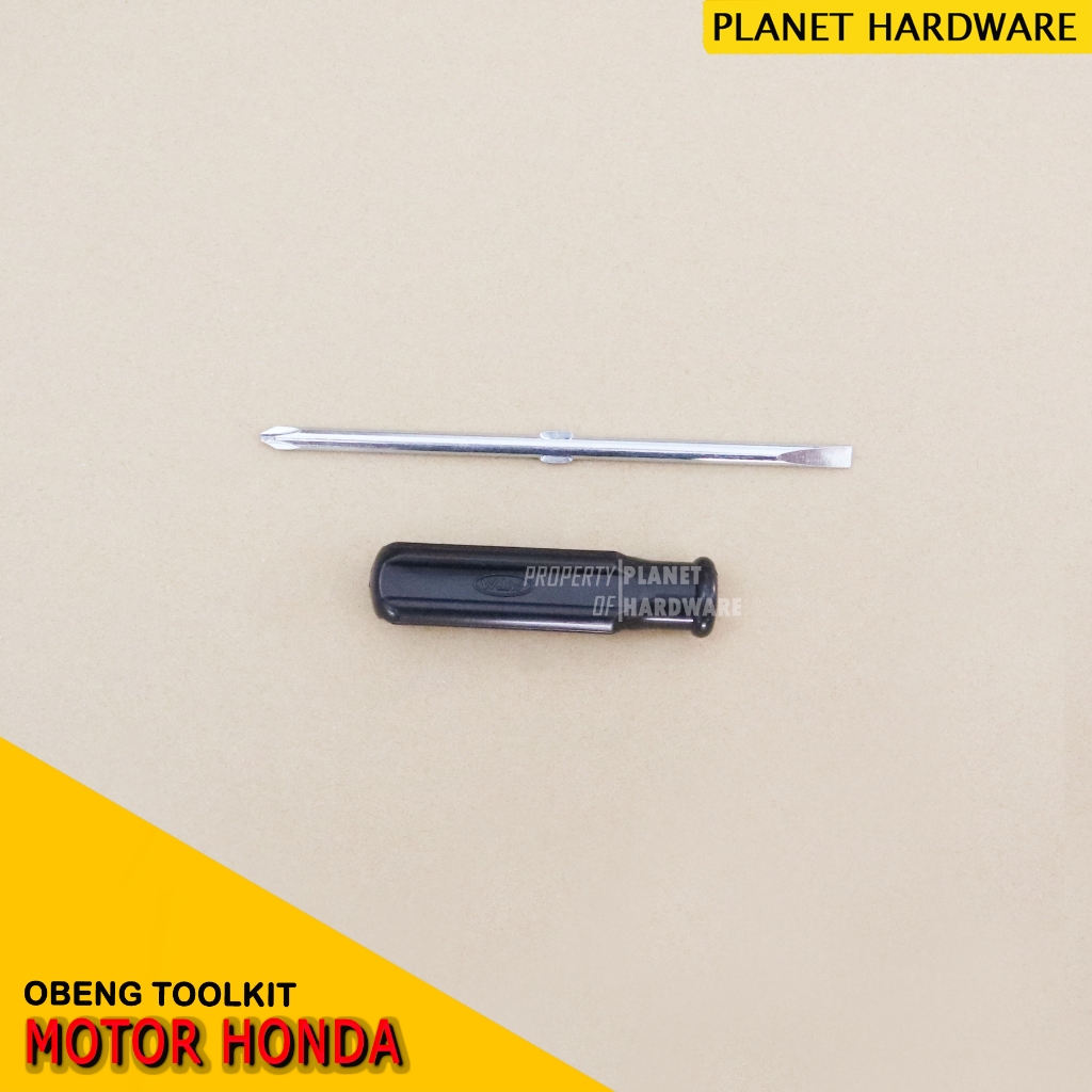 Obeng Plus Minus Toolkit Bawaan Motor Honda