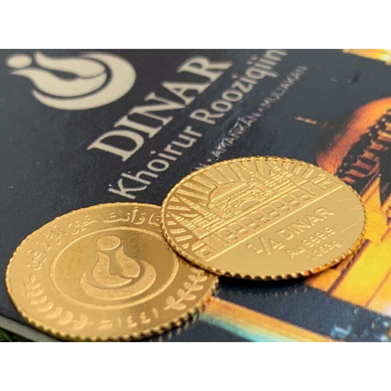1/4 Dinar emas
